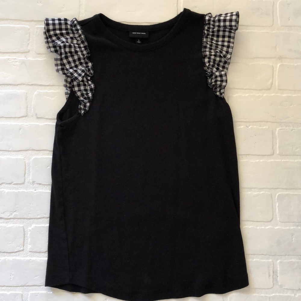 Ruffle Sleeve Top
